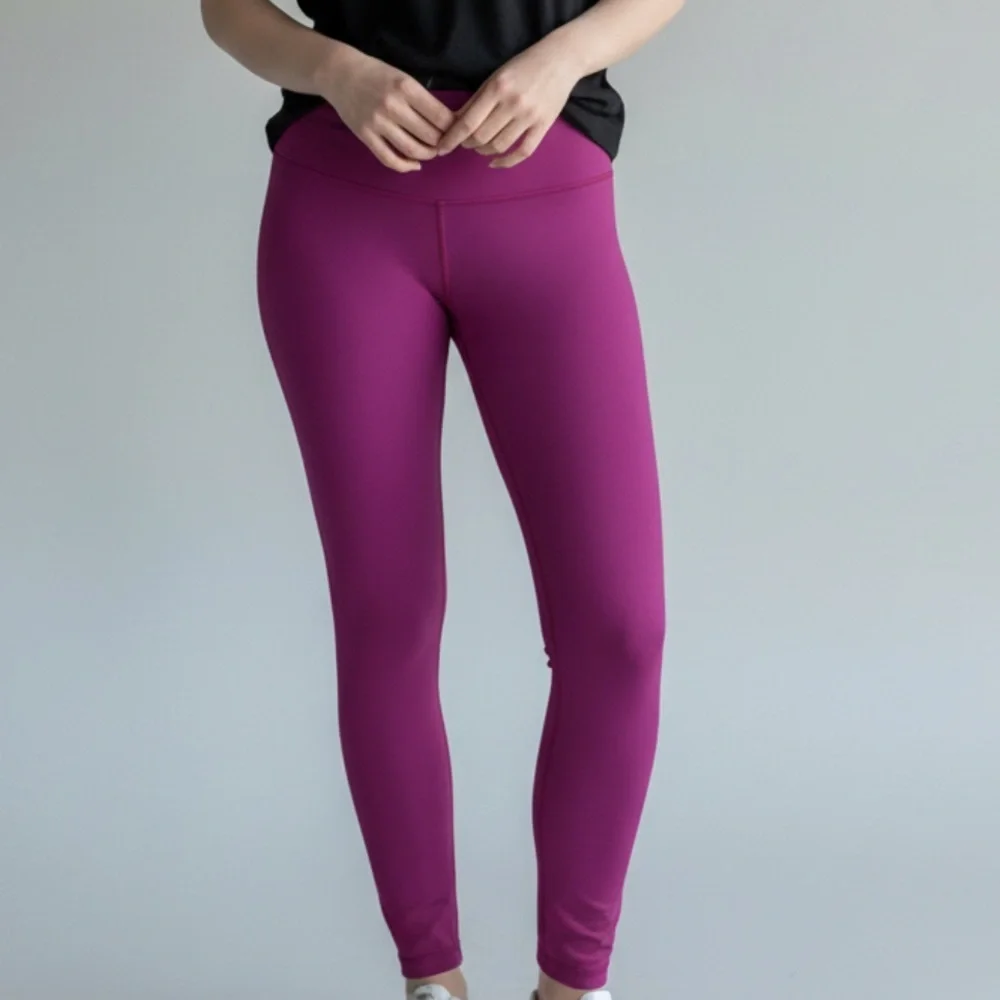 Lululemon Athletica hot pink leggings 6 - Picture 2 of 7